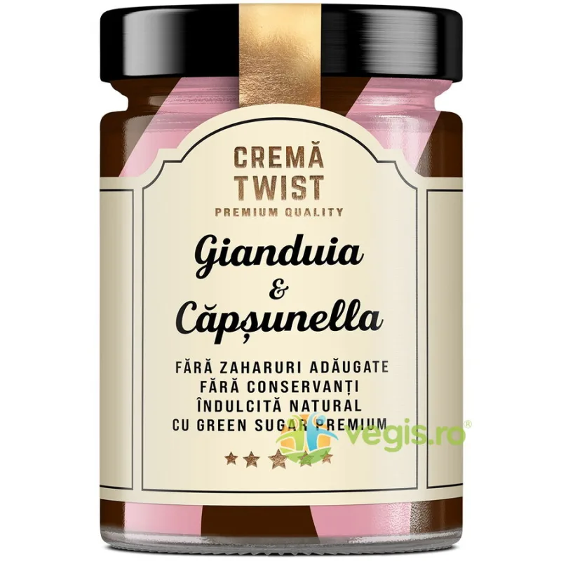 Crema Twist Gianduia & Capsunella Secretele Ramonei 350g REMEDIA — preț și oferte