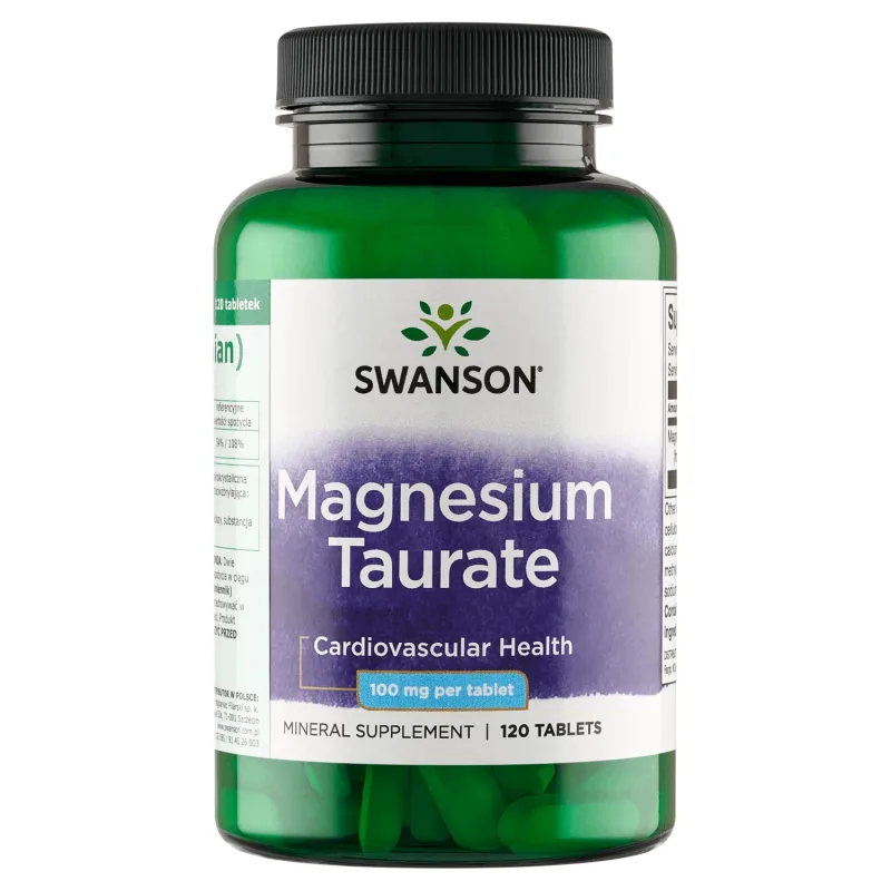 Swanson Taurat de magneziu, taurat de magneziu, 120 comprimate — preț și oferte