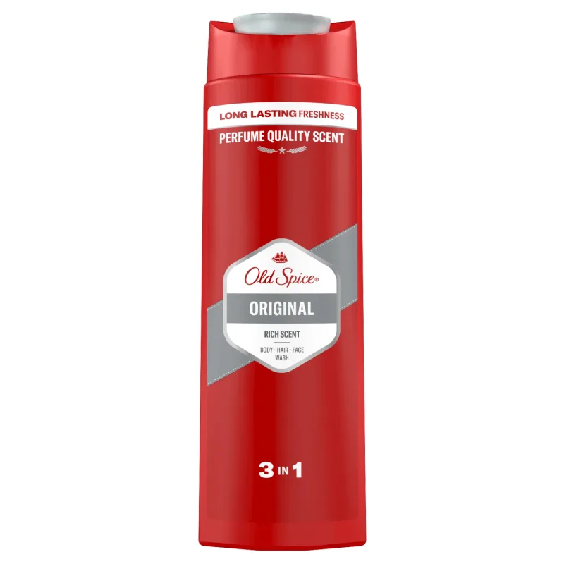 Old Spice, gel de duș 3 în 1 pentru corp, păr și față, Original 400 ml — preț și oferte