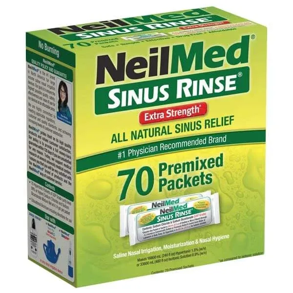 SINUS RINSE Extra Strength, set suplimentar, 70 pliculețe — preț și oferte
