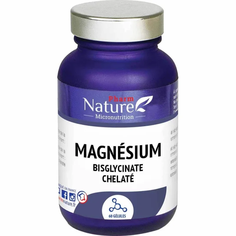 Pharm Nature Micronutrition Magneziu bisglicinat chelat 60 capsule — preț și oferte