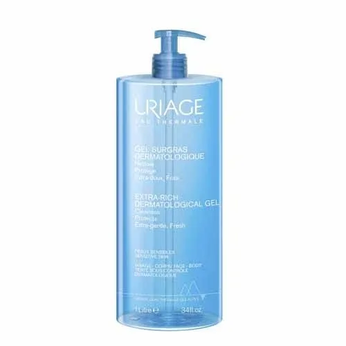 Uriage Hygiene Gel de curățare dermatologică piele sensibilă 1L — preț și oferte