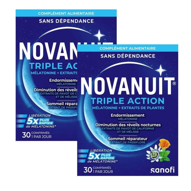 Novanuit Triple Action 2x30 comprimate SANOFI — preț și oferte