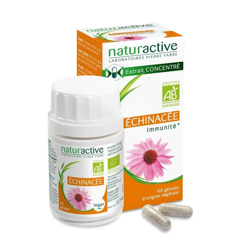 Naturactive Echinacea organică 60 capsule — preț și oferte