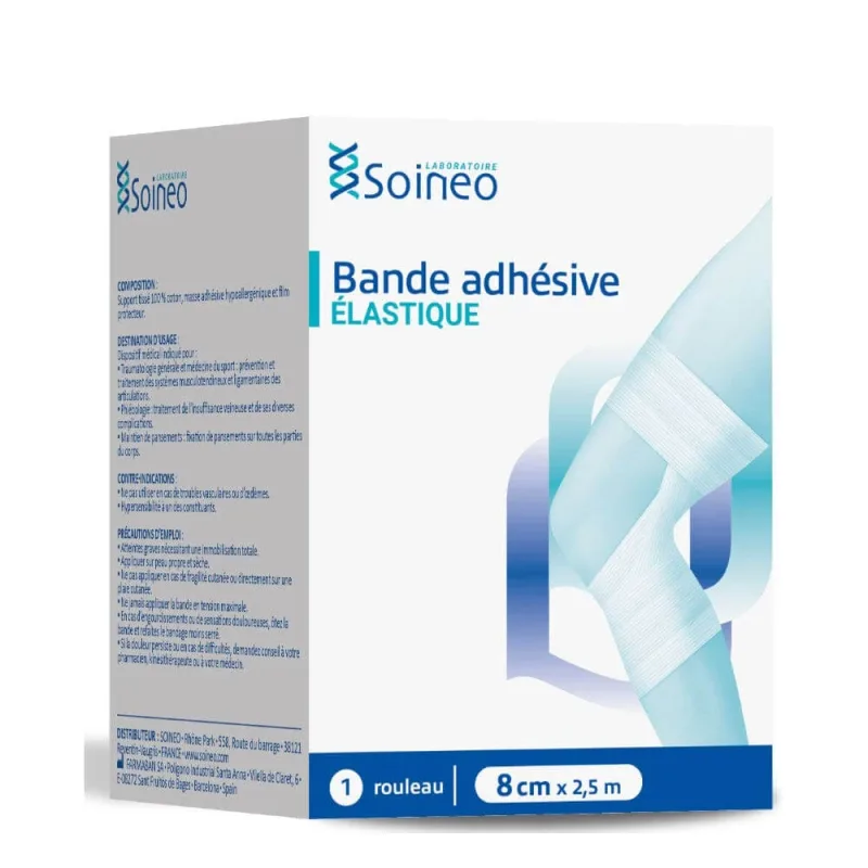Soineo STRAP Bandaje elastice adezive 2.5mx8cm — preț și oferte