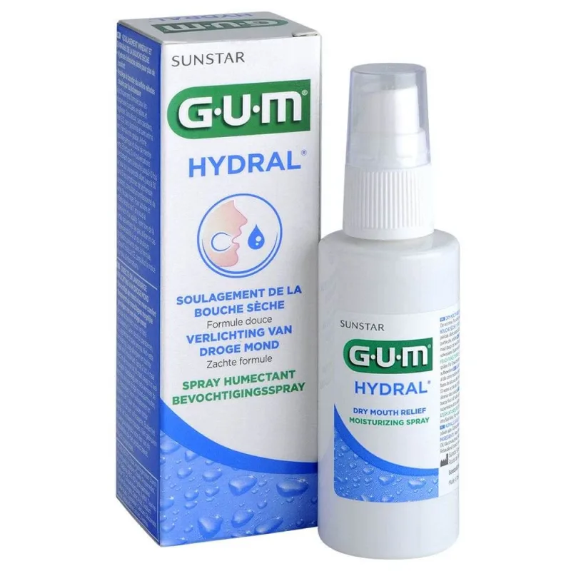 Spray umectant Gum Hydral pentru gură uscată 50 ml — preț și oferte