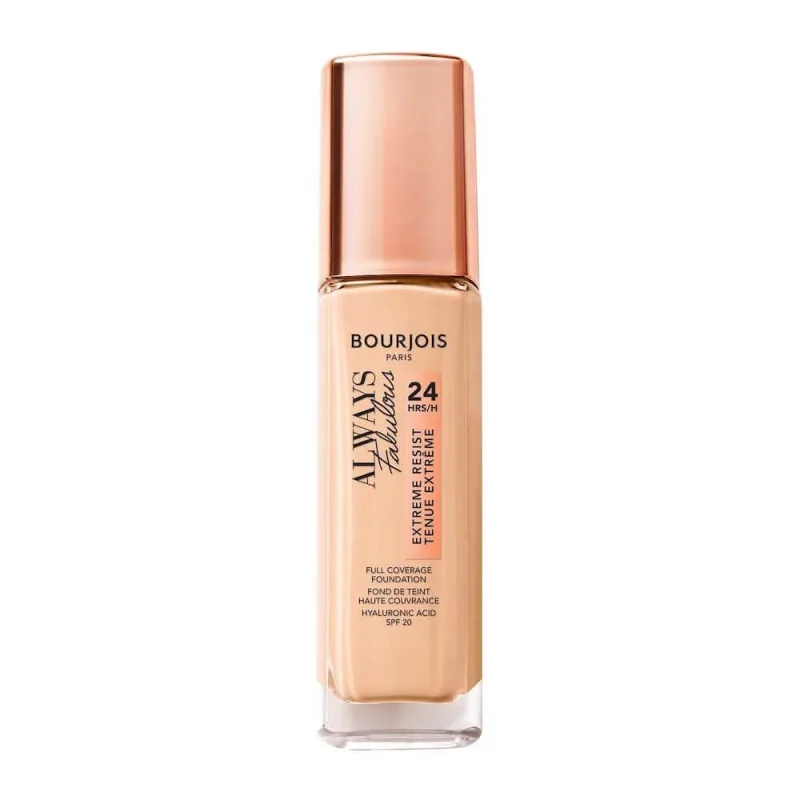 Bourjois Always Fabulous SPF20 Fond de ten acoperitor 120 Light Ivory, 30 ml — preț și oferte