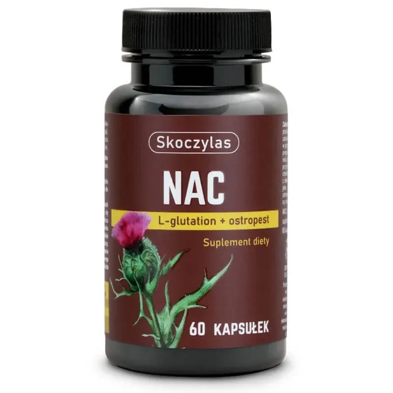 Skoczylas NAC, L-glutation, ciulin, 60 capsule — preț și oferte