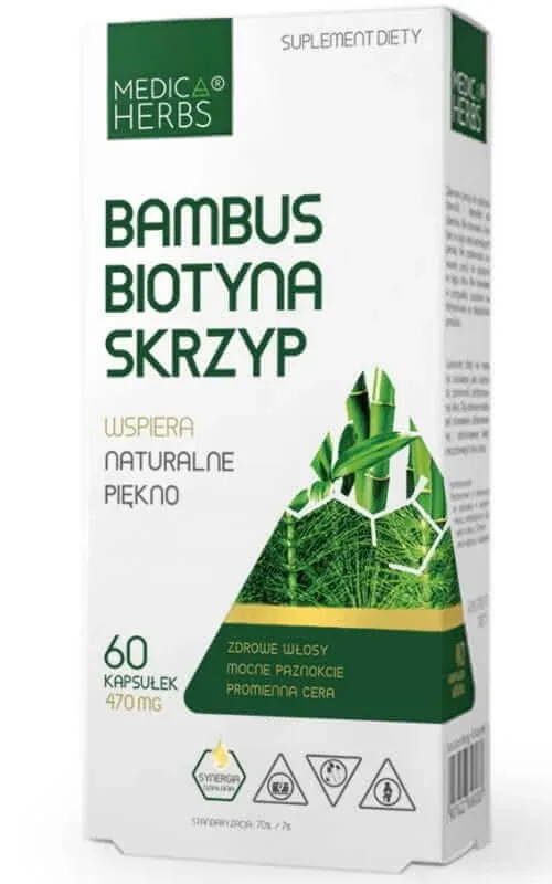 Bamboo Biotin Horsetail 60 capsule Medica Herbs — preț și oferte