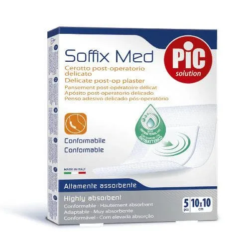 PIC SoffixMed plasturi 10x10cm, 5pcs Sirowa — preț și oferte