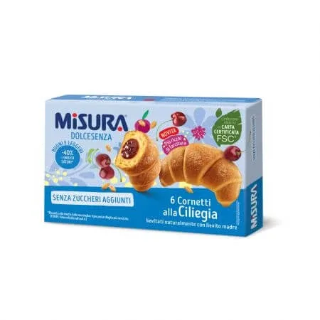 Croissant cu cirese fara zahar, 298 g, Misura — preț și oferte