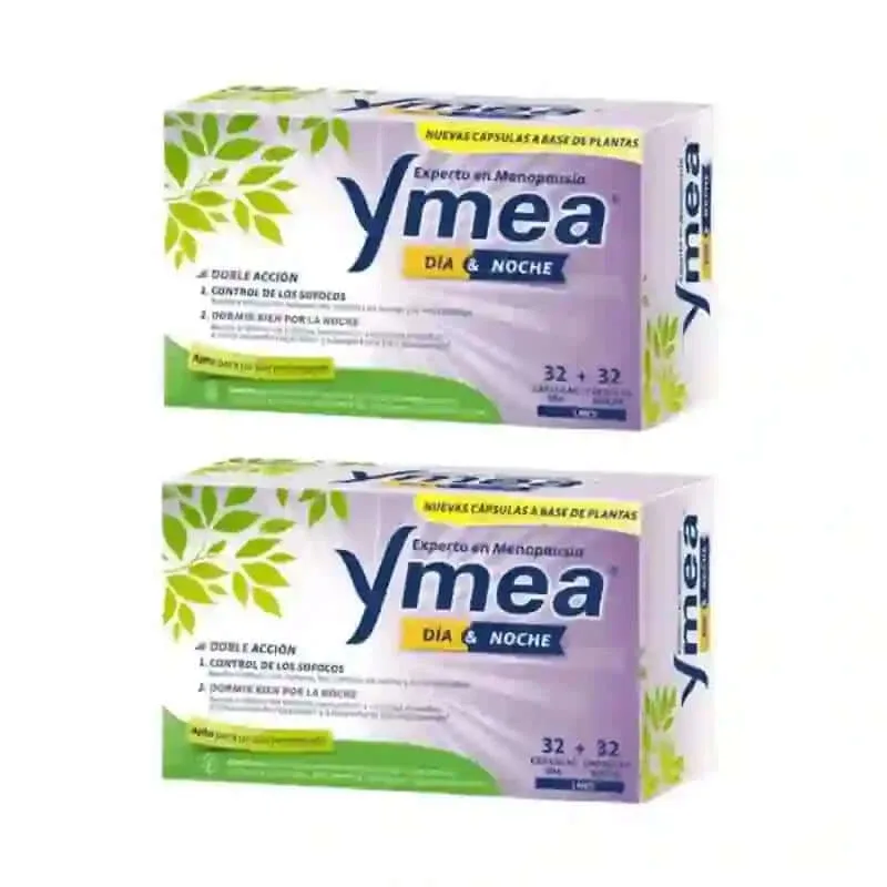 Ymea Día&Noche Doble Accíon Menopausia, 32+32 Cápsulas, Pack De 2 — preț și oferte