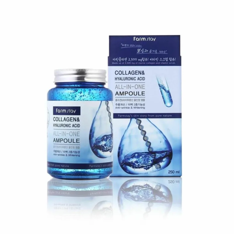 Farmstay Colagen Ampoule cu acid hialuronic și colagen ... — preț și oferte