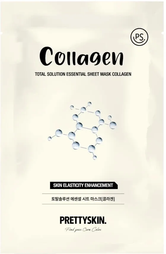 PRETTYSKIN Total Solution Essential Sheet Mask COLLAGEN ... — preț și oferte