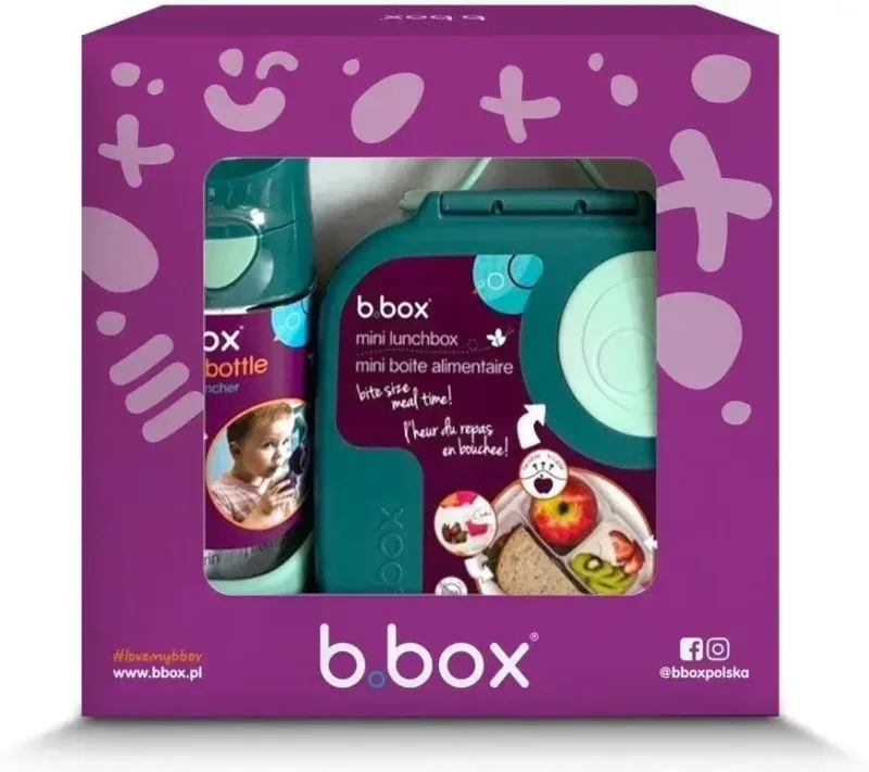 B.BOX Mini Lunchbox Set + Tritan Bidon cu paie ... — preț și oferte