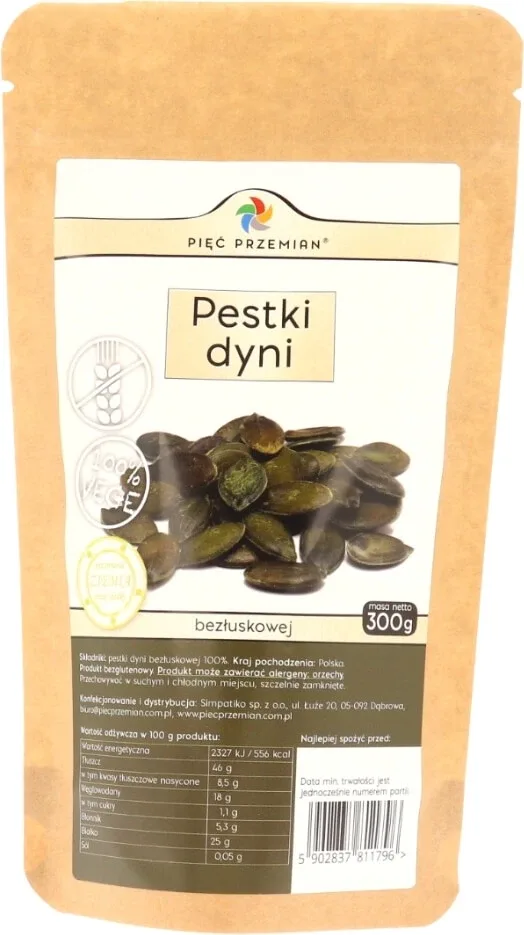 Five Transformations Semințe de dovleac fără coajă 300 g — preț și oferte