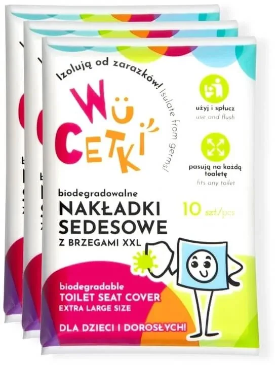 WuCetki tăvi WC de unică folosință, 3x10 bucăți — preț și oferte