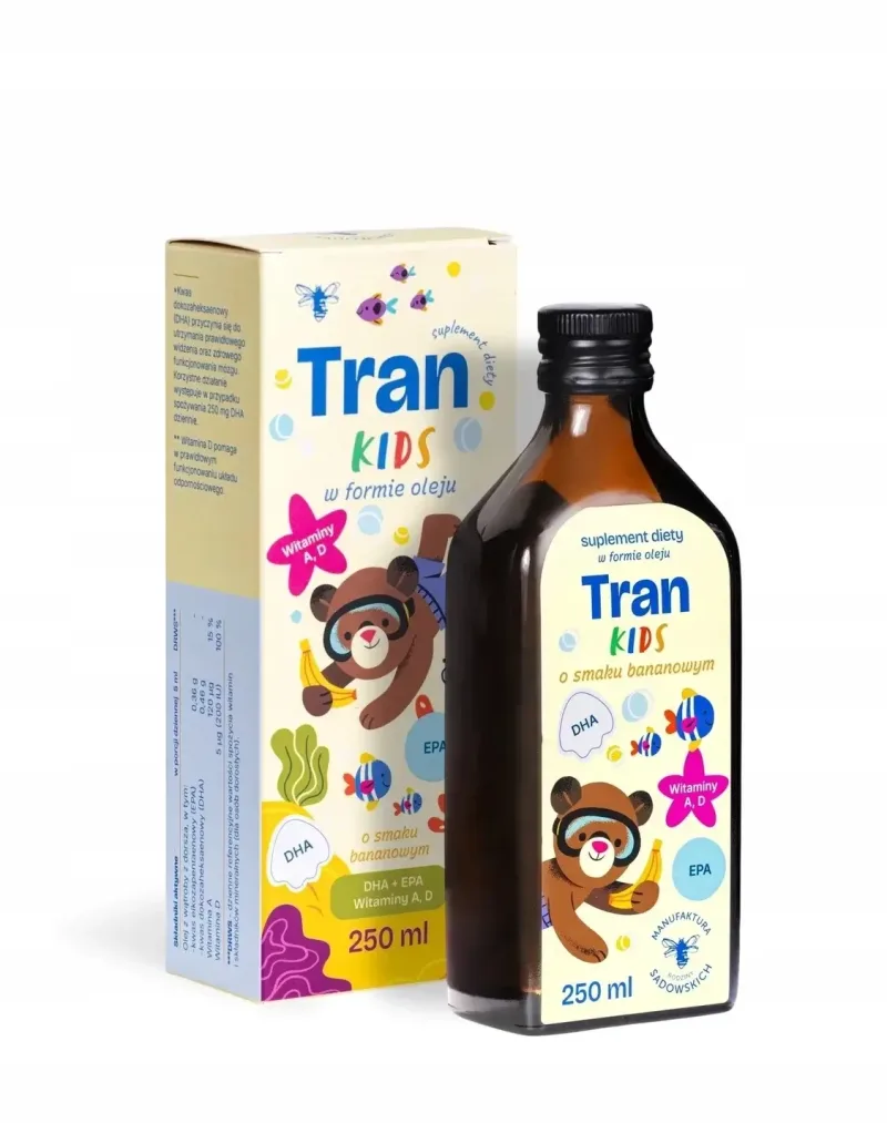 Manufaktura Rodziny Sadowski Tran KIDS 250 ml — preț și oferte