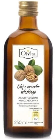Olvita Ulei de nucă presat la rece 250 ml