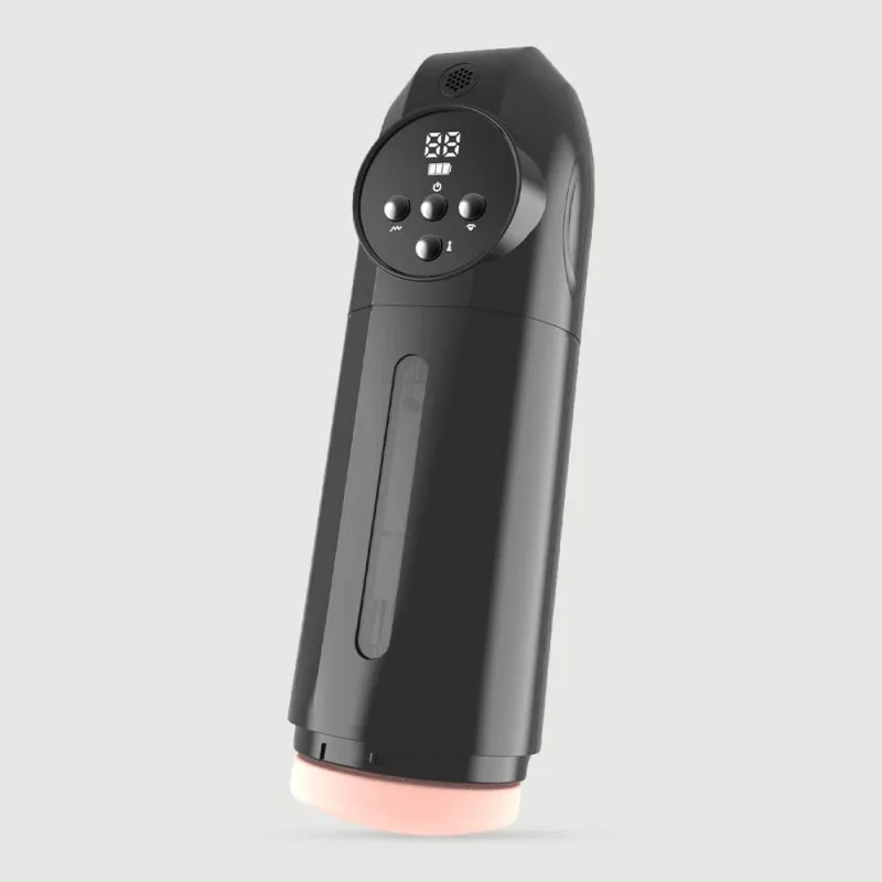 Auto-Suck New Gen Masturbator masculin pentru sex oral și vibrații activat vocal - negru — preț și oferte