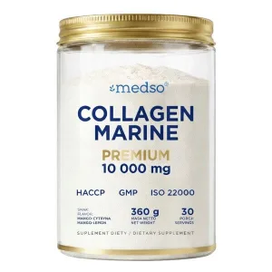 Medso Colagen Marine Premium 10 000 mg, pulbere, aromă de mango-citrus, 360 g
