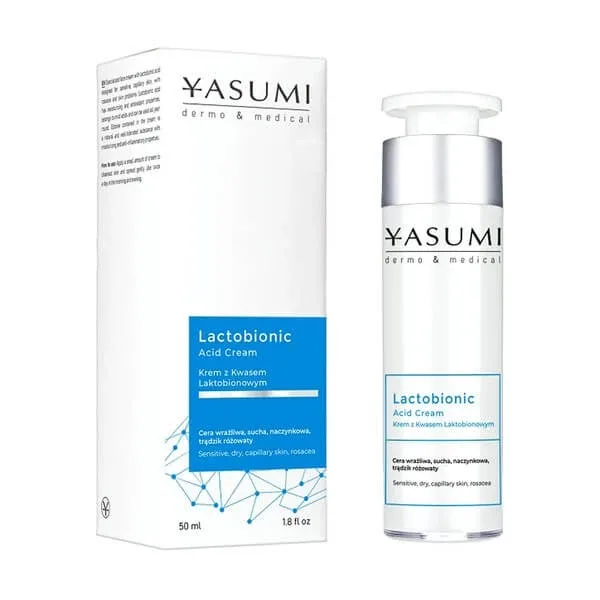 Yasumi Lactobionic Acid, cremă de față cu acid lactobionic, 50 ml — preț și oferte