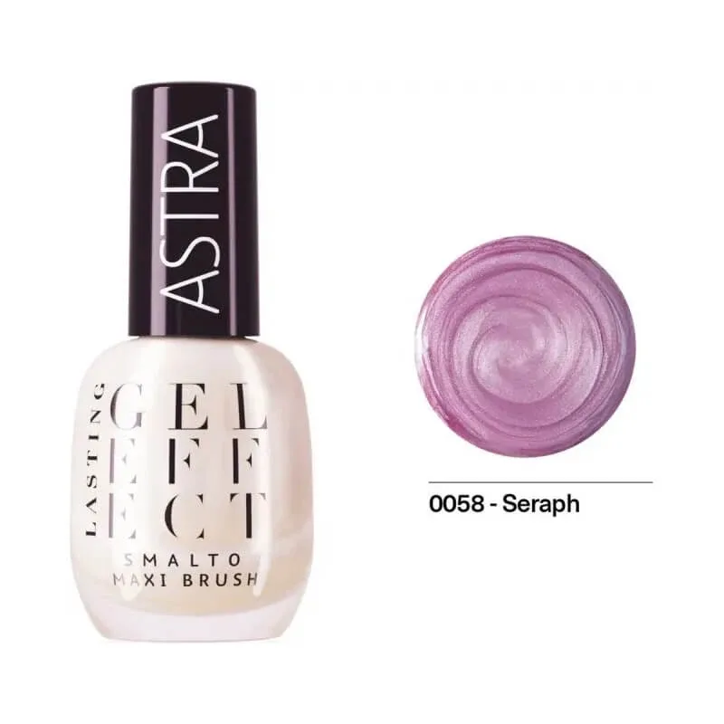 Lac de unghii Astra cu efect gel de durată - pensulă maxi nr. 58 seraph — preț și oferte