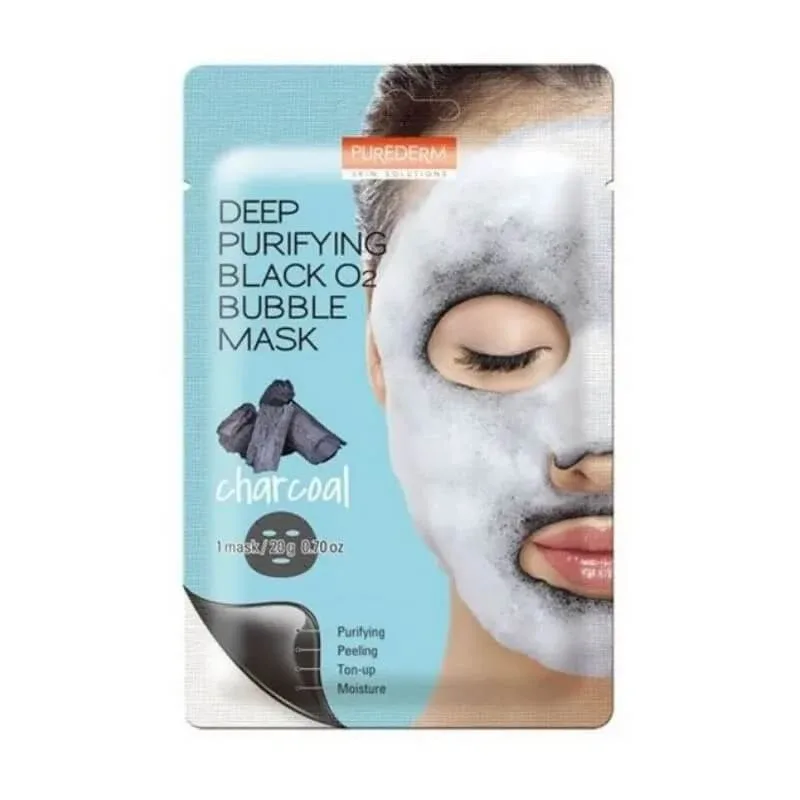 Purederm Deep purificare negru o2 bubble masca cărbune — preț și oferte