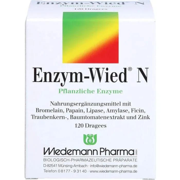ENZYM WIED N Dragees 120 Capsule — preț și oferte