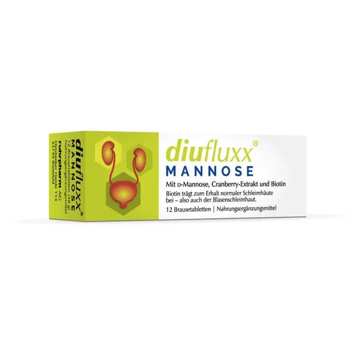 DIUFLUXX Mannose comprimate efervescente 12 buc. — preț și oferte