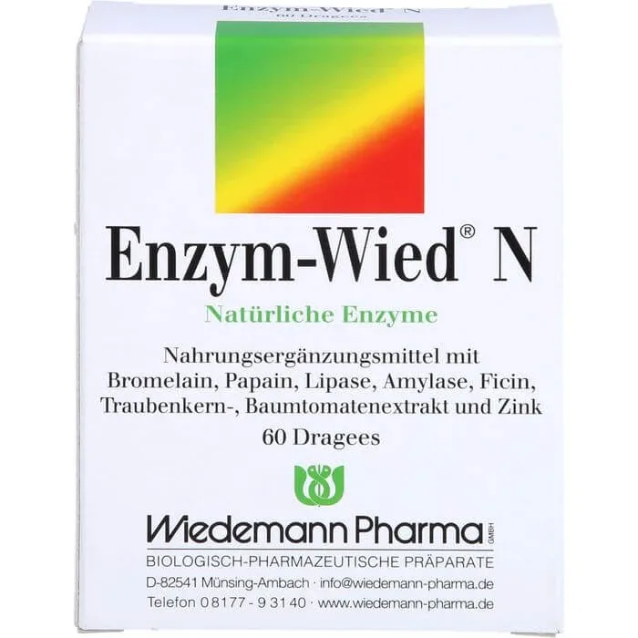 ENZYM WIED N Tablete acoperite 60 capsule — preț și oferte