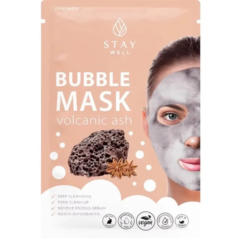 Rămâi sănătos! Cenușă vulcanică – mască purificatoare coreeană cu bule — preț și oferte