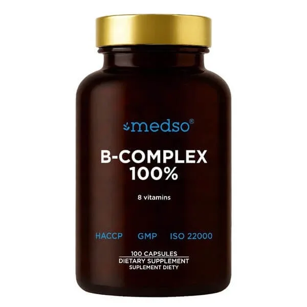 Medso B-Complex 100%, capsule, 100 buc. — preț și oferte