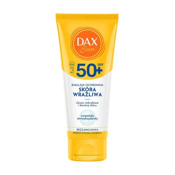 Dax Sun, emulsie protectoare pentru piele sensibilă, SPF 50+, 100 ml — preț și oferte