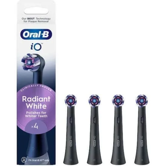 ORAL B iO capete de schimb pentru Electric iO Radiant White 4 bucăți - culoare neagră — preț și oferte