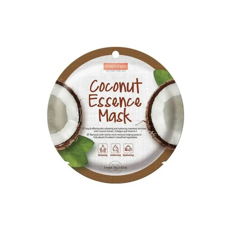 Purederm Coconut essence mask – mască facială cu cocos — preț și oferte