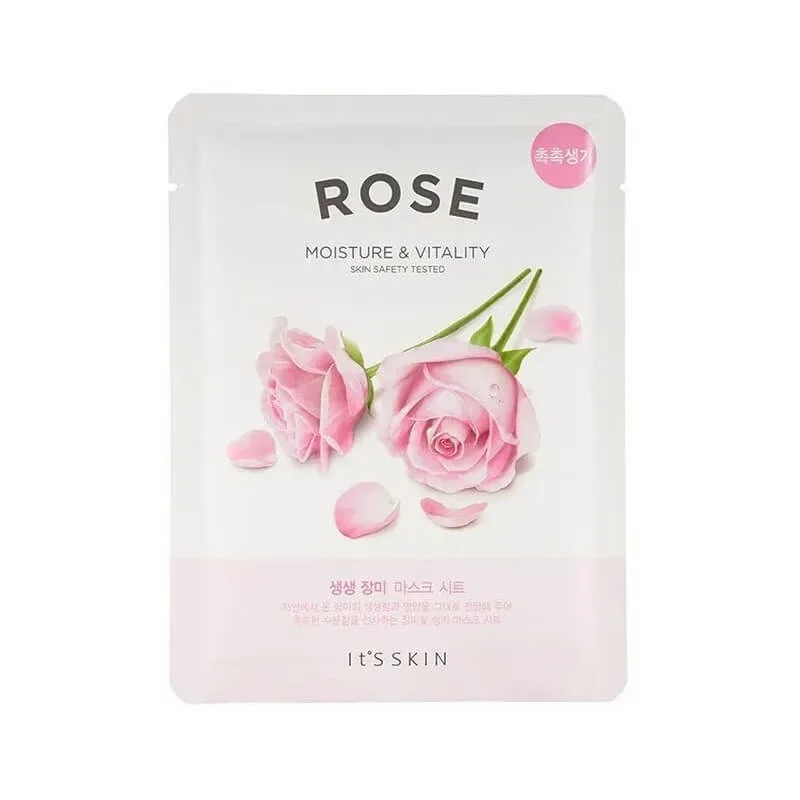 It’s Skin Rose Moisture &amp; Vitality – mască din țesătură hidratantă și iluminatoare — preț și oferte