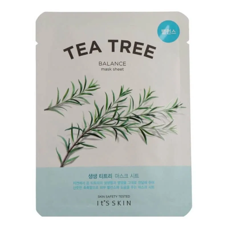 It’s Skin Tea Tree – mască facială din țesătură, hidratantă, calmantă și revitalizantă, 18 g — preț și oferte