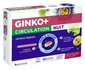 Ginkor Ginko + Circulație nocturnă 60 de comprimate