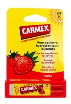 Carmex Balsam de buze hidratant cu aromă de căpșuni SPF15 4,25 g