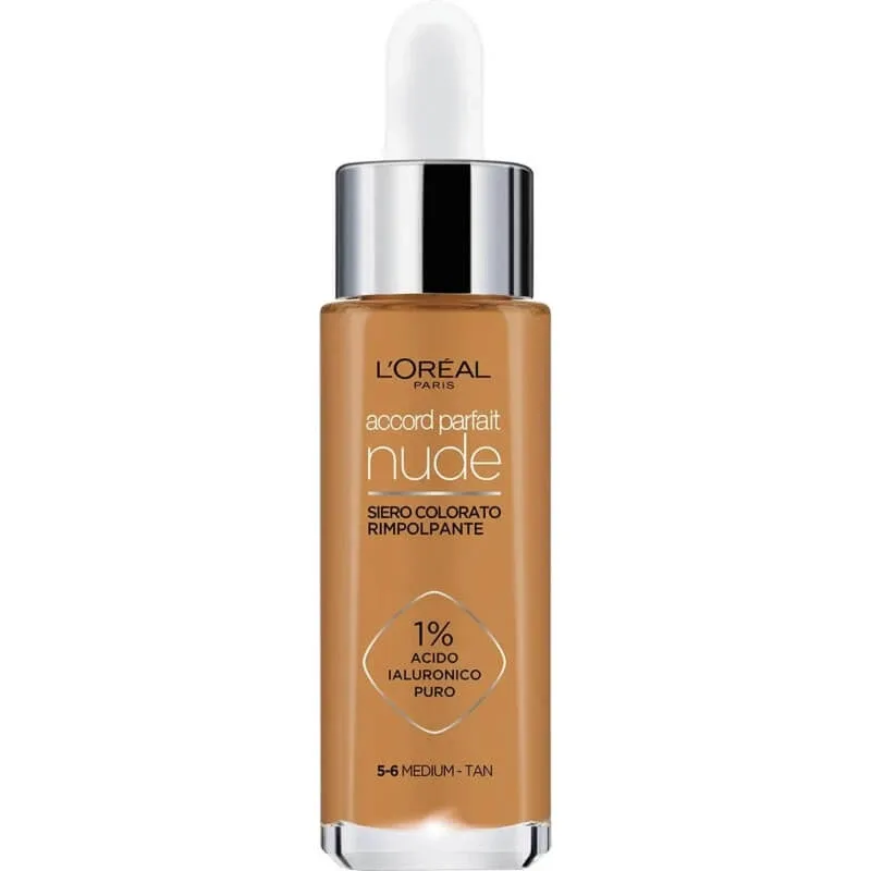 L’Oréal Paris Accord Parfait Nude – ser colorat cu efect de volum – nr. 5-6, bronz mediu — preț și oferte