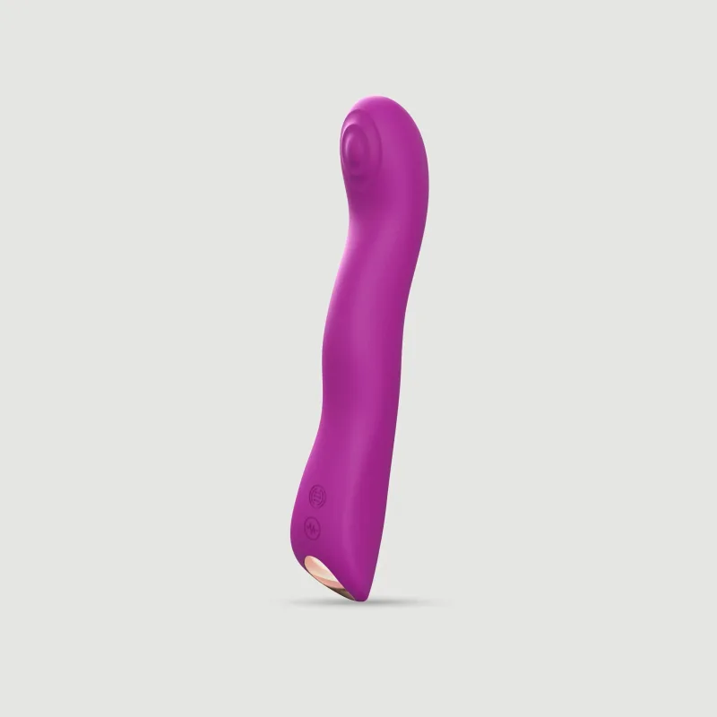 Vibrator flexibil cu 3 motoare și funcție de tapotare, din silicon premium – Violet — preț și oferte