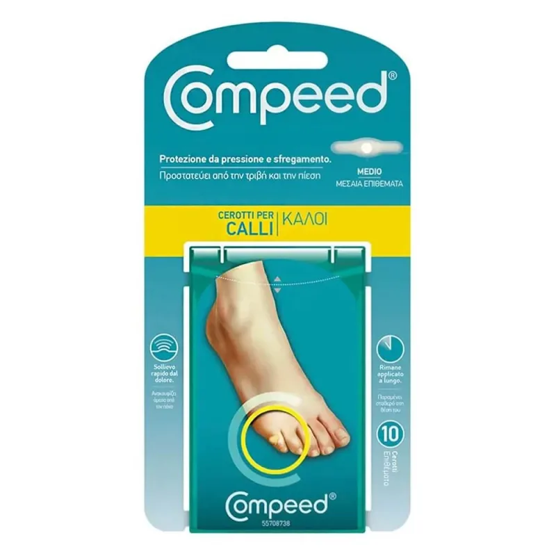 Compeed | Plăcuțe medii pentru calusuri | 10pcs — preț și oferte