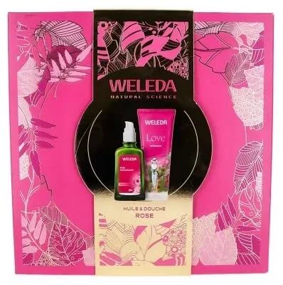 Weleda Ulei armonizant cu trandafir sălbatic 100 ml + Love Cremă de duș 200 ml — preț și oferte
