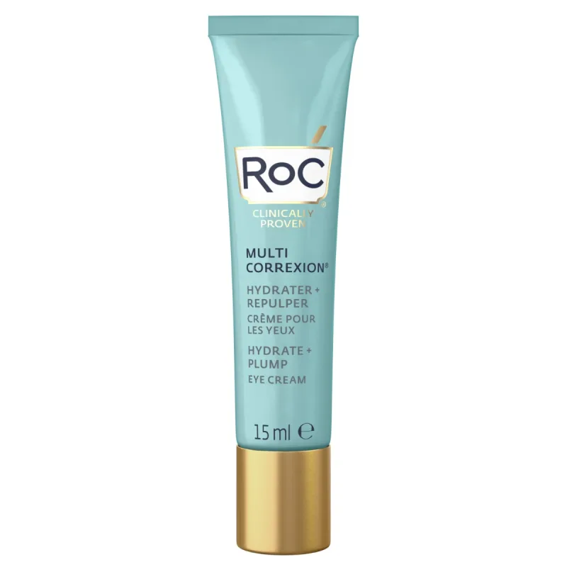 Crema pentru conturul ochilor Multi Correxion Hydrate + Plump, 15ml, RoC — preț și oferte