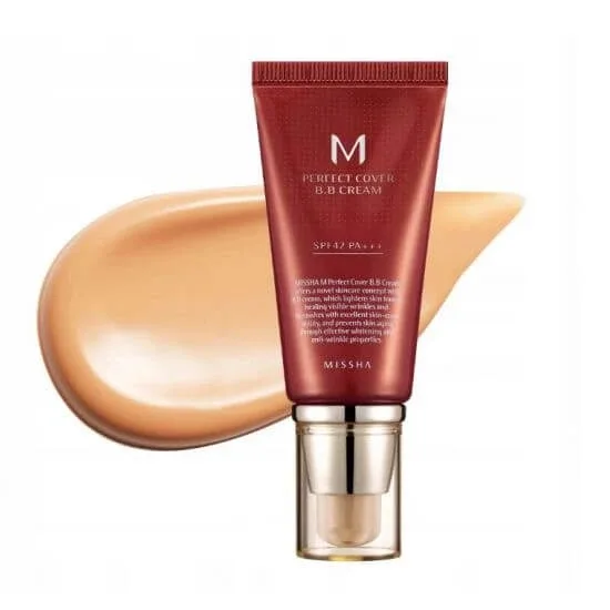 Crema MISSHA  M Perfect Cover BB Cream SPF42/PA+++ (Nr.25/Bej cald), 50 ml, Missha — preț și oferte