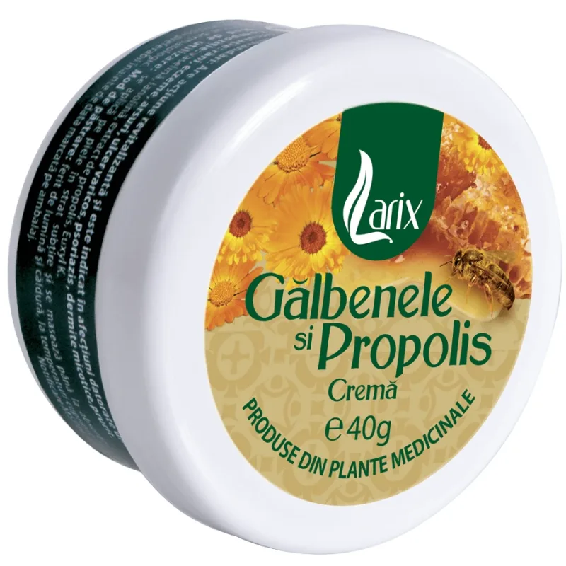 Crema cu Propolis si Galbenele, 40 g, Larix — preț și oferte