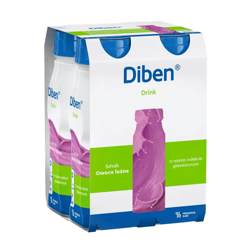 Diben Drink, 4x200 ml -  cu aromă de fructe de pădure, Fresenius Kabi Fresenius Kabi Germania — preț și oferte