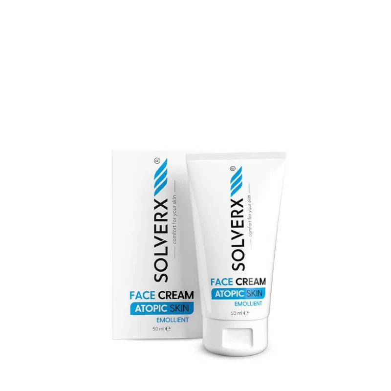 Solverx Cremă de față pentru piele atopică, 50ml — preț și oferte