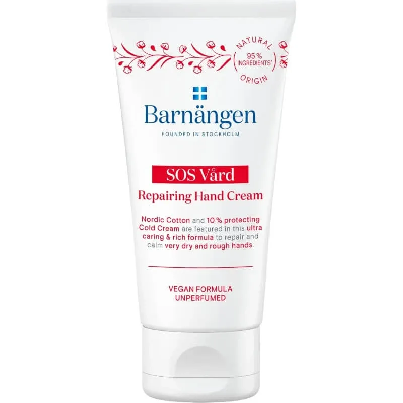 Barnangen Sos - cremă de mâini reparatoare 75 ml — preț și oferte